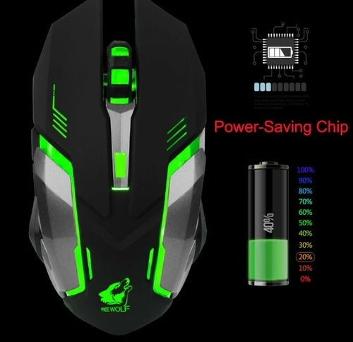 Bezdrátová herní myš Ninja Dragon Stealth 7 s LED podsvícením